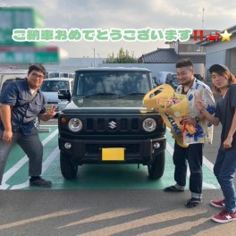 ジムニーご納車いたしました！！